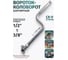 Вороток - коловорот Rockforce 3/8x1/2DR шарнирный с переставным посадочным квадратом RF-8154410U(18648) 2