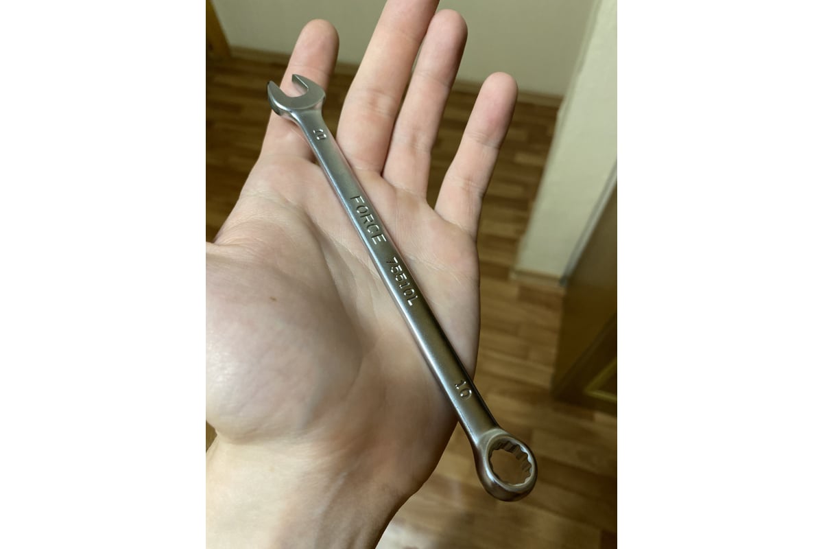 Комбинированный длинный ключ 10мм FORCE 75510L - выгодная цена, отзывы ...