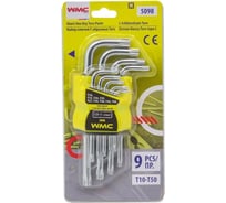 Набор ключей WMC TOOLS TORX 9 предметов WMC-5098 27098960