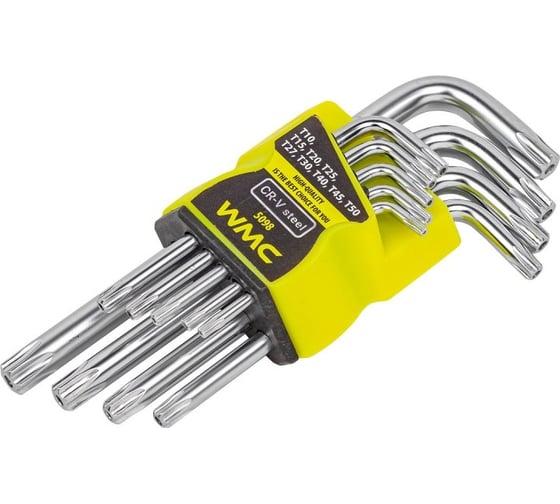 Набор ключей WMC TOOLS TORX 9 предметов WMC-5098 WMC-5098(52197)