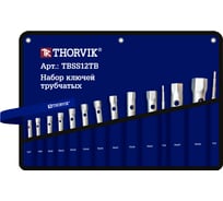 Набор трубчатых ключей Thorvik TBSS12TB в сумке, 6-32 мм, 12 предметов 53738