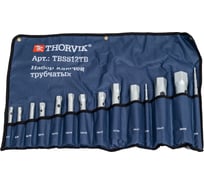Набор трубчатых ключей Thorvik TBSS12TB в сумке, 6-32 мм, 12 предметов 53738