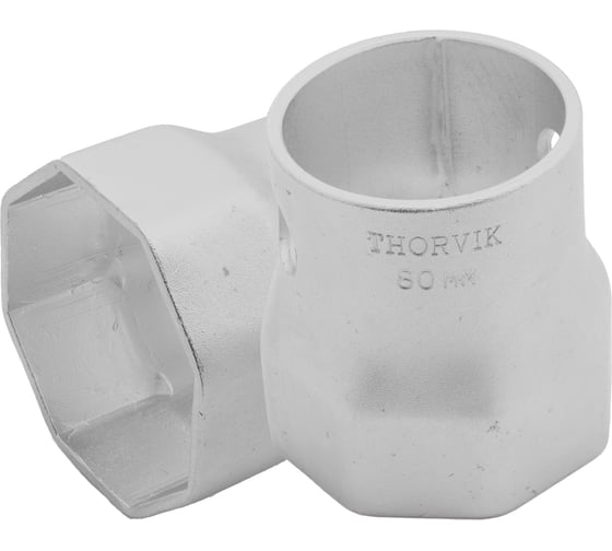 Трубчатый ступичный шестигранный ключ THORVIK BS6P80 80 мм 053750