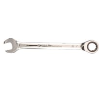 Комбинированный трещоточный ключ 21 мм, CrV зеркальный хром MATRIX 14813