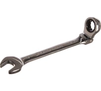 Комбинированный трещоточный ключ 16 мм, CrV, шарнирный, зеркальный хром MATRIX 14829