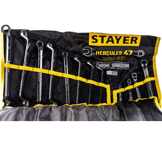 Набор гаечных ключей универсальный ПРОФ. Stayer 27082-H47