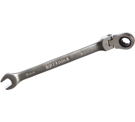 Гаечный ключ КВТ трещоточный с шарниром 8 мм 79192