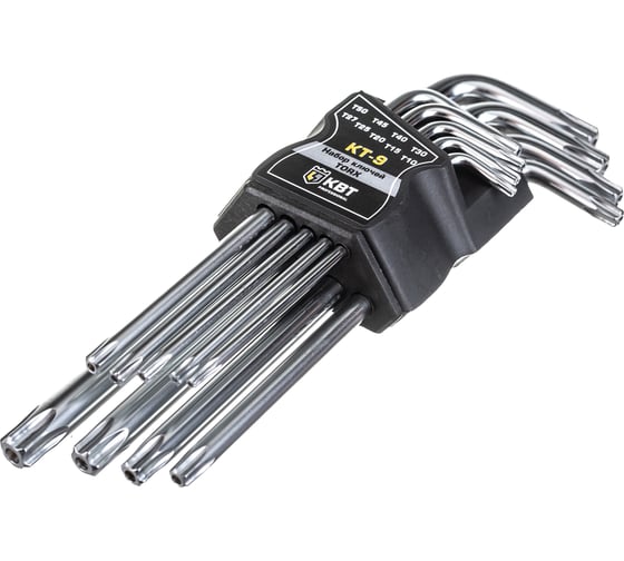 Набор ключей КВТ TORX КТ-9 Т10-Т50 79202