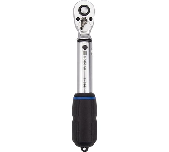 Динамометрический бесшкальный ключ NORGAU 1/4", 1-6 Нм, тип NTW21-006PR с поверкой 051112006/П