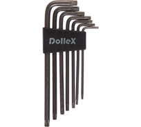 Набор Г-образных ключей DolleX торкс 7 шт. Т10-Т40, L=150mm SGT-007