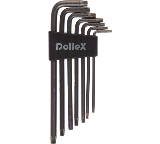  Г-образных ключей DolleX торкс 7 шт. Т10-Т40, L=150mm SGT-007 .
