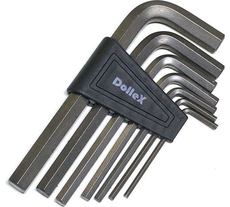 Набор Г-образных ключей DolleX 7 шт. 2,5-10 мм SHK-007