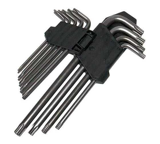 Набор Г-образных ключей DolleX торкс 9 шт. Т10-Т50, L=180mm SGT-009