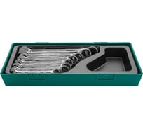 Набор ключей Jonnesway W45308SP гаечных комбинированных трещоточных в ложементе, 8-19 мм, 8 предметов 46668