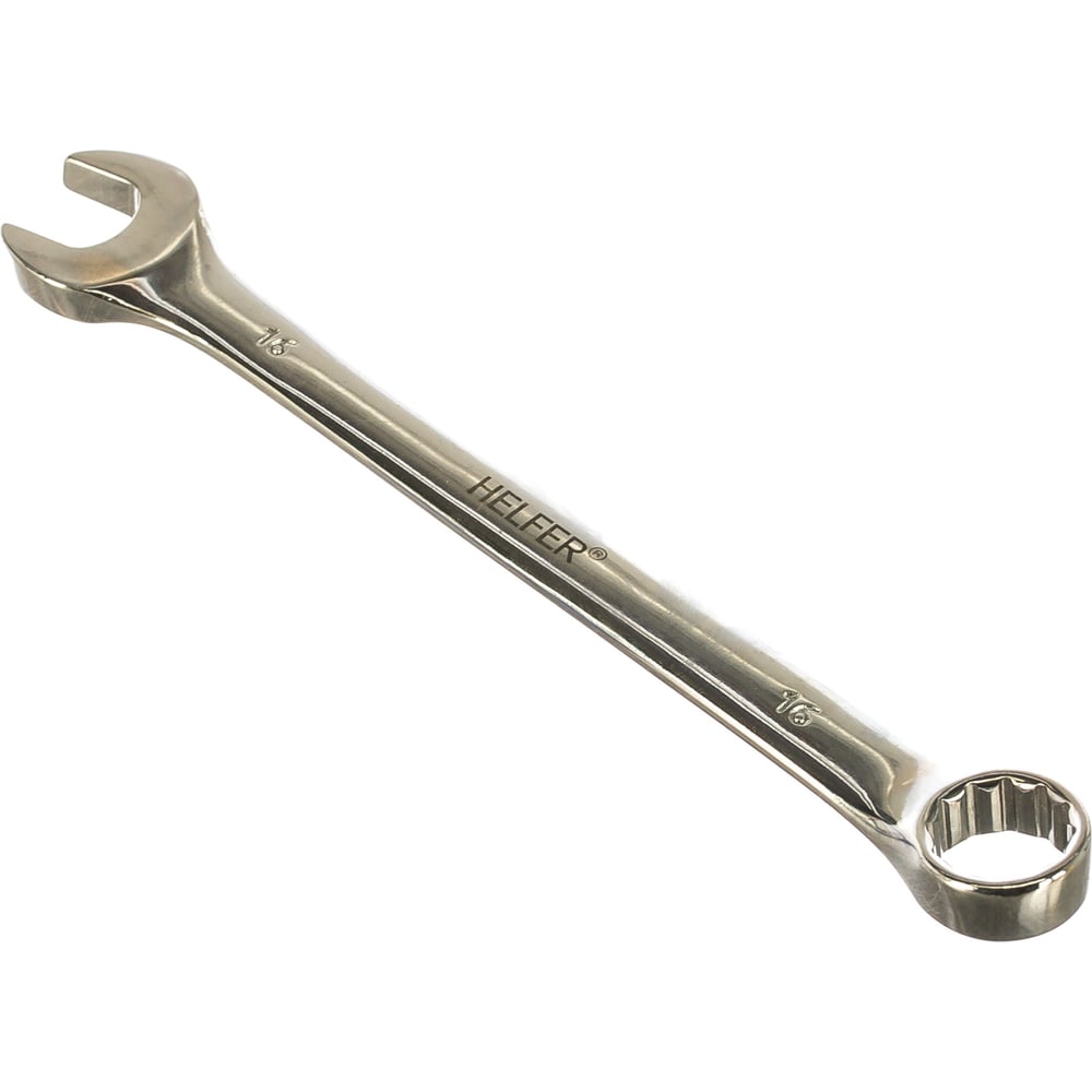Комбинированный ключ 16 мм Cr-V HELFER HF002030 - выгодная цена, отзывы ...