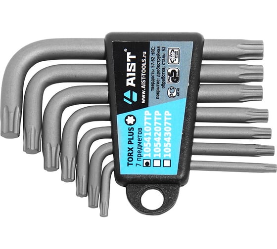 Набор Г-образных ключей TORX PLUS 7 предметов AIST 1054107TP 00-00017264