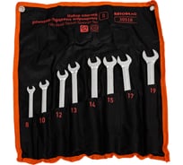 Набор рожково-торцевых ключей 8шт 8-19мм сумка АвтоDело 30518 14567