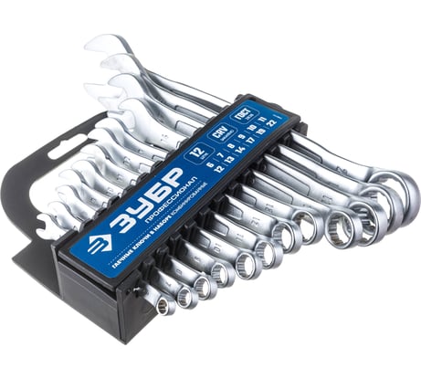 Набор комбинированных гаечных ключей 12 шт 6 - 22 мм Зубр 27088-H12_z01