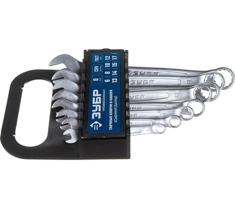 Набор комбинированных гаечных ключей 8 шт 6 - 17 мм Зубр 27088-H8_z01