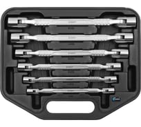 Набор ключей торцевых карданных 8-19мм 6 предметов шарнирных двухсторонних c головками (колокольчики) AIST 0080306B 00-00002420