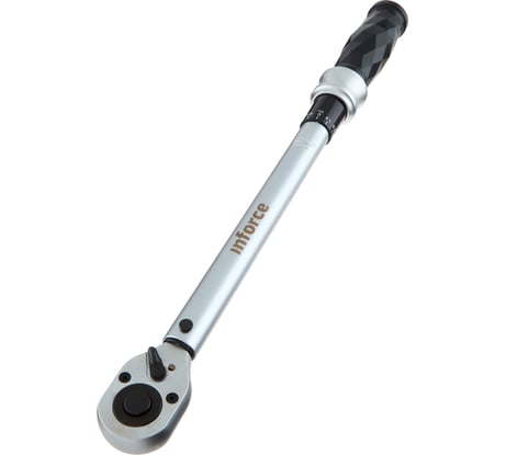 Динамометрический ключ 1/2" 28-210 Нм Inforce, Длина 470мм, Сталь Cr-V, Профессиональный, 06-05-106