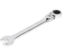 Комбинированный трещоточный шарнирный ключ 10х10 хром HORTZ HOR 118742