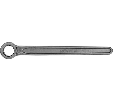 Односторонний накидной ключ 10 прямой длинная ручка HORTZ HOR 450276