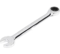 Комбинированный трещоточный ключ 32х32 хром HORTZ HOR 132565