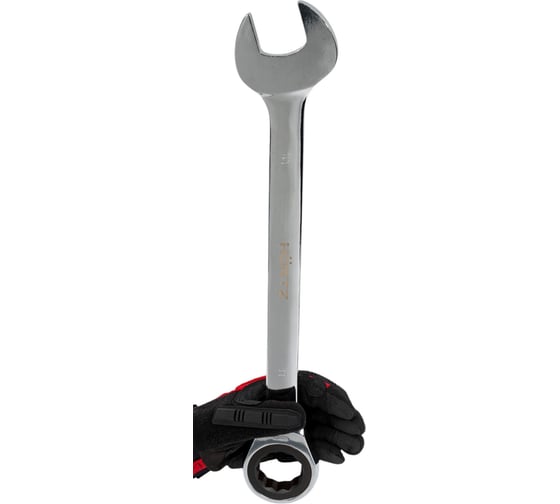 Комбинированный трещоточный ключ 41х41 хром HORTZ HOR 132567