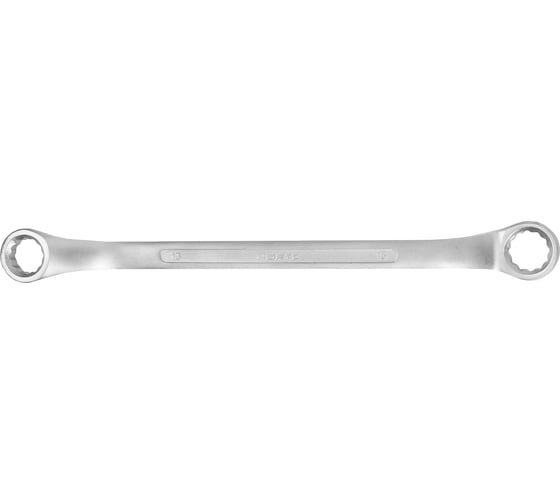 Накидной двусторонний ключ 13x15 хромированный HORTZ HOR 132000