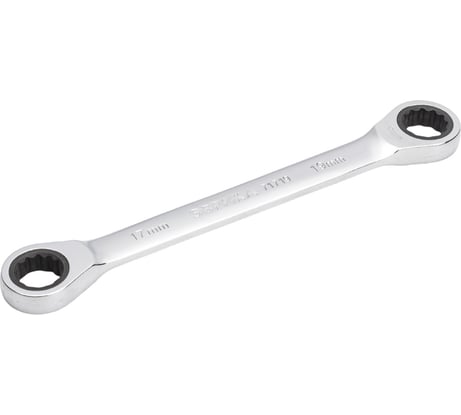 Ключ накидной трещоточный Эврика 17х19мм на держателе ER-71719H