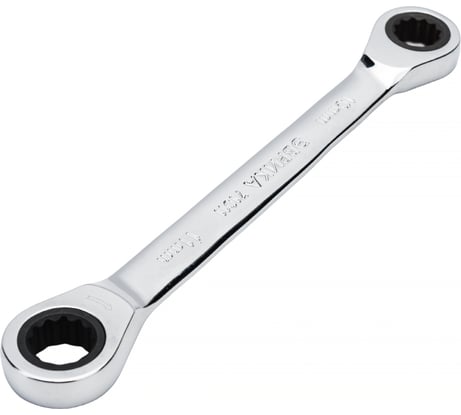 Ключ накидной трещоточный Эврика 10х11мм на держателе ER-71011H