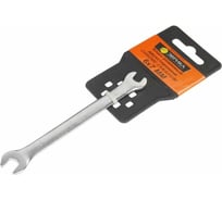 Рожковый ключ 6х7мм Chrome vanadium на держателе сатинированный ЭВРИКА ER-32067