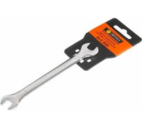 Рожковый ключ 8х9мм Chrome vanadium на держателе сатинированный ЭВРИКА ER-32089