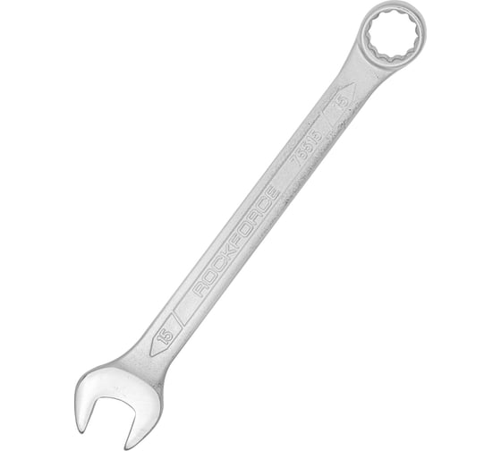 Комбинированный ключ Rockforce 12-гранный прямой 15мм RF-75515(708)