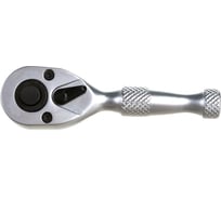 Реверсивная короткая трещотка с накаткой 1/4 L-90мм 72 зуба Rockforce RF-802226(18923)
