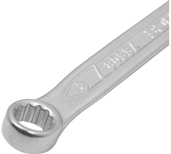 Комбинированный ключ Rockforce 12-гранный прямой 8мм RF-75508(631)
