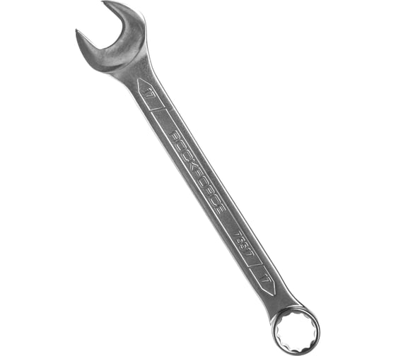 Комбинированный ключ Rockforce 12-гранный прямой 17мм RF-75517(730) 1