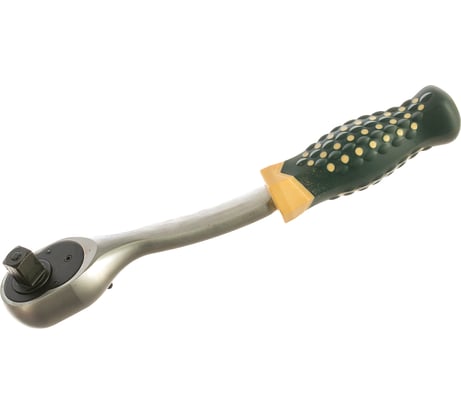 Трещотка Rockforce реверсивная усиленная изогнутая с резиновой ручкой 1/2 RF-802422(17877)