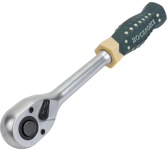 Трещотка Rockforce реверсивная усиленная с резиновой ручкой 1/2 RF-80242A(17873)