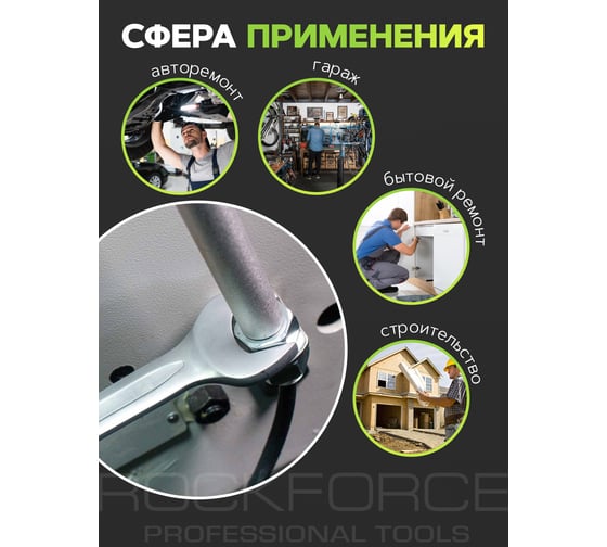 Рожковый ключ Rockforce 30х32мм RF-7543032(11531)