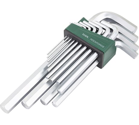 Набор ключей Rockforce Г-образные 6-гранные длинные RF-5137L(25573)