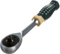 Реверсивная усиленная трещотка с резиновой ручкой 1/4 ROCKFORCE RF-80222A