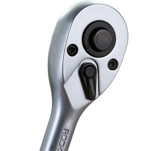 Трещотка Rockforce реверсивная усиленная с резиновой ручкой 1/4 RF-80222A(17871)