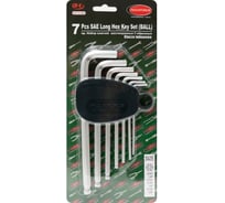 Набор ключей Rockforce Г-образных 6-гранных длинных с шаром, 7 предметов RF-5072LBS(27347)