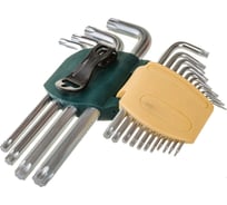 Набор ключей Rockforce Г-образных TORX длинных, 15 предметов RF-5151L(27355)