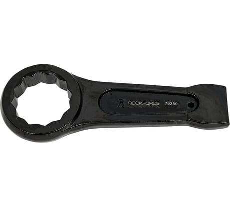 Накидной ударный односторонний ключ Rockforce 80мм L-345мм RF-79380(17532)