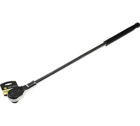 Трещотка с прямой металлической ручкой ЭВРИКА 3/4 24-зубцовая 1010мм ER-13101