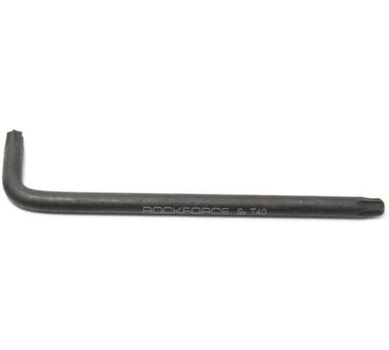 Ключ Rockforce TORX Г-образный длинный с шаром T40 RF-76640BL(25545) 1