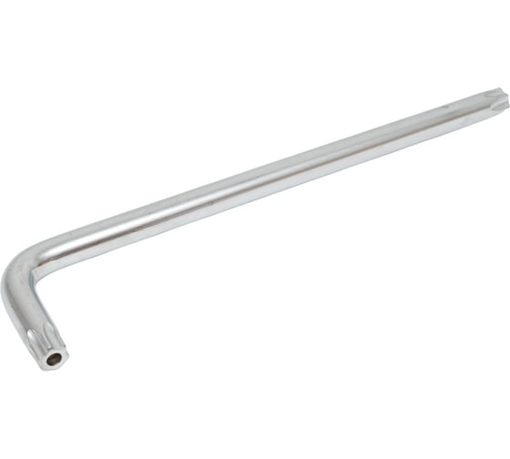 Ключ Rockforce TORX Г-образный экстра длинный T-60H с отверстием RF-76760XL(25538)